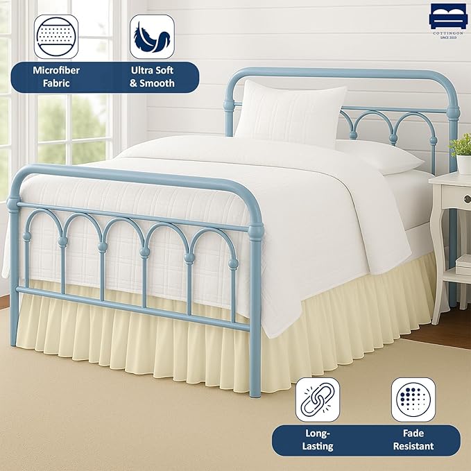 Cottingon Bed Skirt King 12" Drop - Image 3