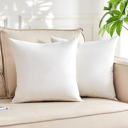 Organic Feather Down Throw Pillow Inserts by KUSNUG-CozySleep