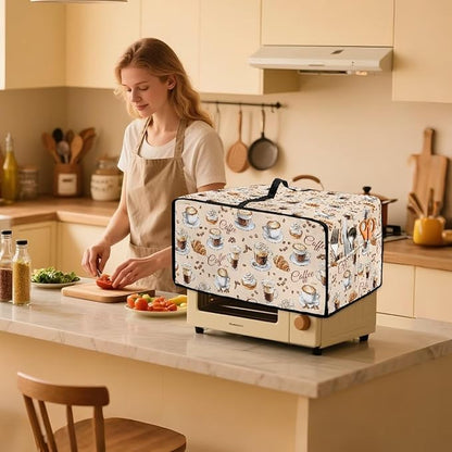 Waterproof Microwave Oven Dust Cover Heavy Duty Microwave Oven Grill Cover - Image 3