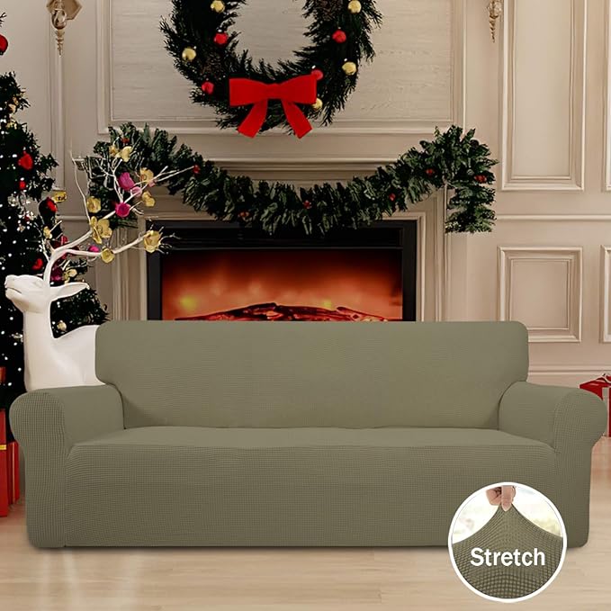 Easy-Going Stretch Sofa Slipcover 1-Piece Sofa Cover Furniture Protector Couch - Image 2