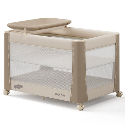 pamo babe deluxe pack and play with bassinet, main product view