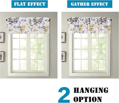 H.VERSAILTEX Valance for Kitchen Windows/Bathroom/Living Room/Bedroom Blackout - Image 5