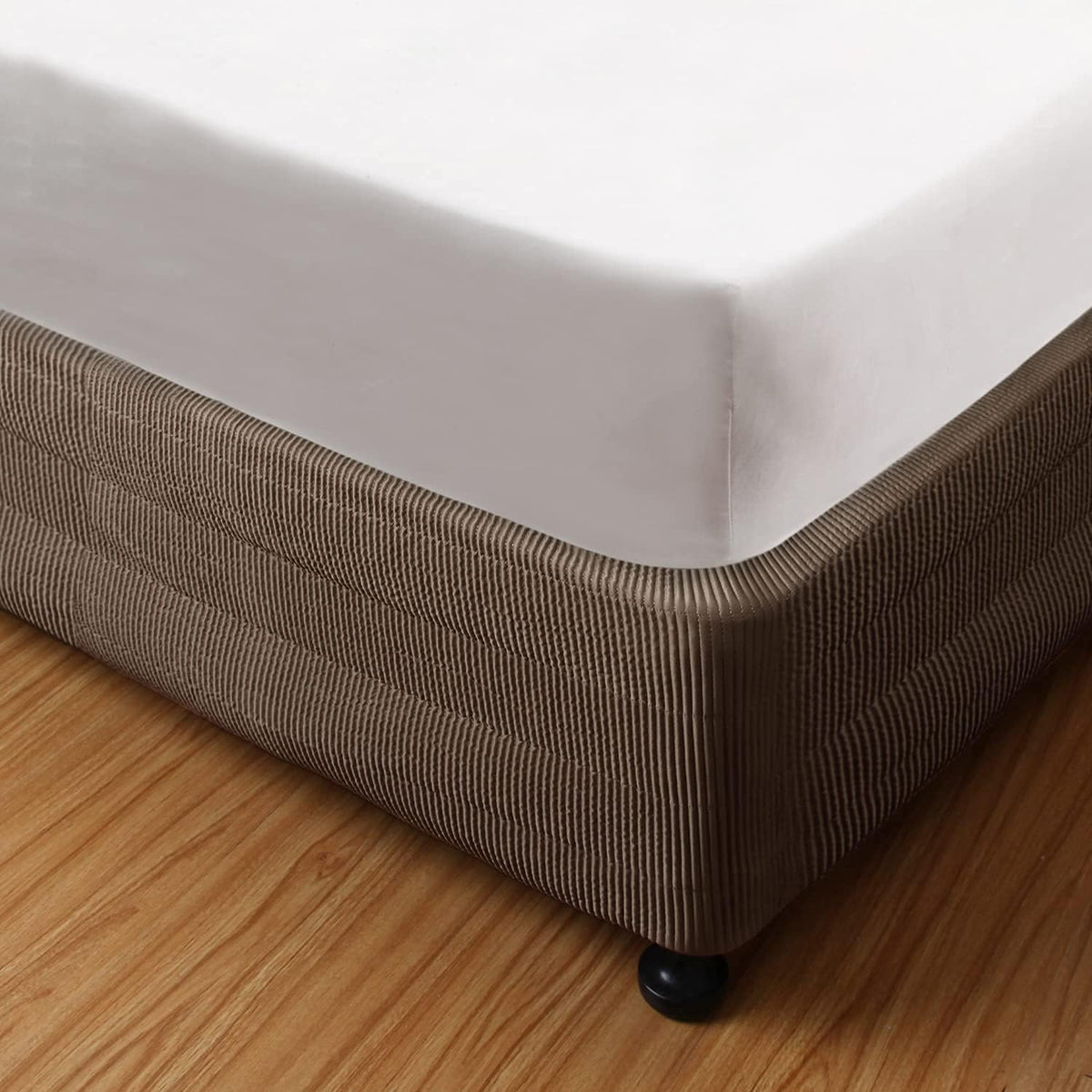 marquess box spring cover-wrap around elastic.vertical stripe pattern, main product view