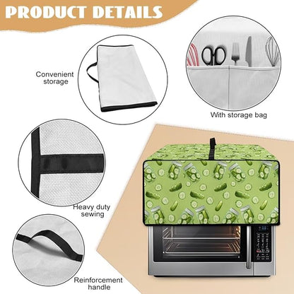Toaster Oven Dust Cover with Storage Pockets, Dust-Proof Kitchen Appliance - Image 5