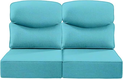 Luxury 24x24x6 Inch Smile Outdoor Seat Cushions Set of 2 by ACTREST
