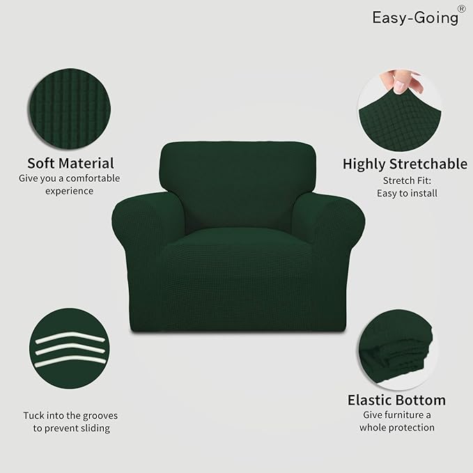 Easy-Going Stretch Chair Sofa Slipcover 1-Piece Couch Sofa Cover Furniture - Image 4