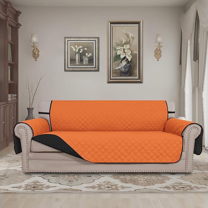 Easy-Going 4 Seater Sofa Slipcover Reversible Sofa Cover Water Resistant Couch - Image 2