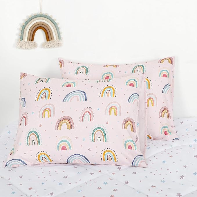 Twin Size Toddler Bedding Set for Girls 5 Piece Toddler Girl Bedding, Super - Image 7