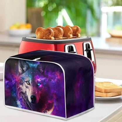 ZFRXIGN Galaxy Wolf Toaster Cover, 4 Slice Toaster Bag, Stain Resistant - Image 3