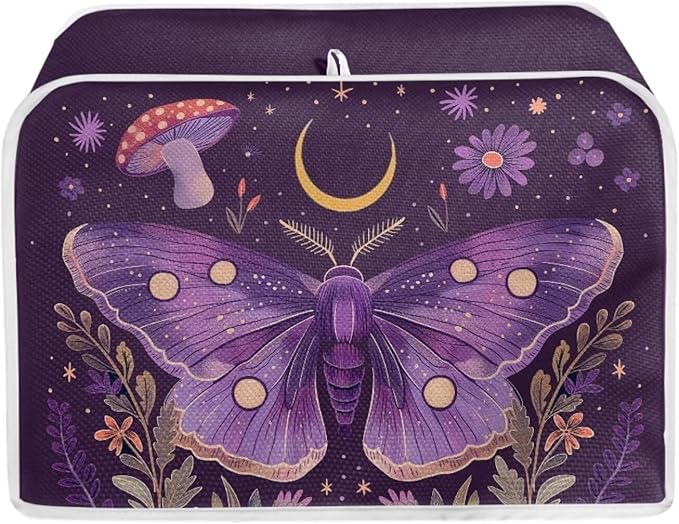 ZFRXIGN Butterfly Toaster Covers 2 Slice Wide Slot Dust Cover Case by ZFRXIGN