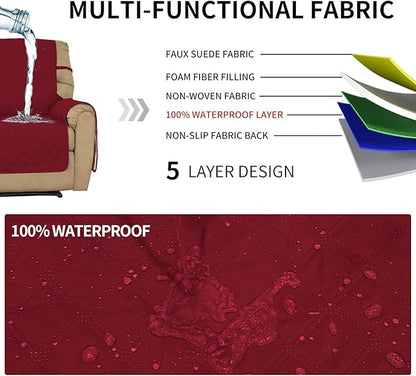 Easy-Going Sofa Slipcover Waterproof Oversized Recliner Chair Cover Non-Slip - Image 4