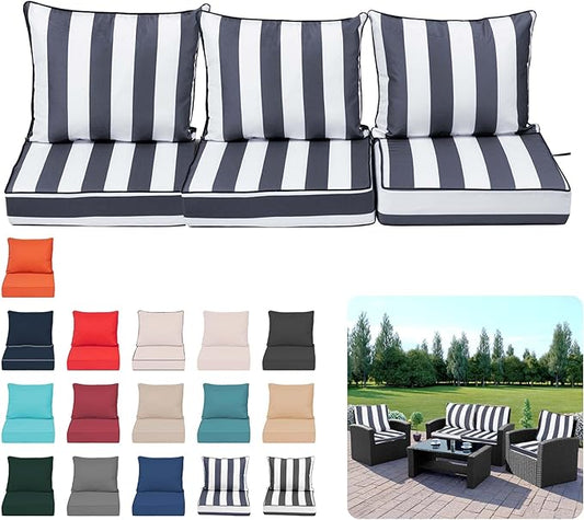 Outdoor Seat Cushions for Patio Furniture, Outdoor Chair Cushion by Vulacko