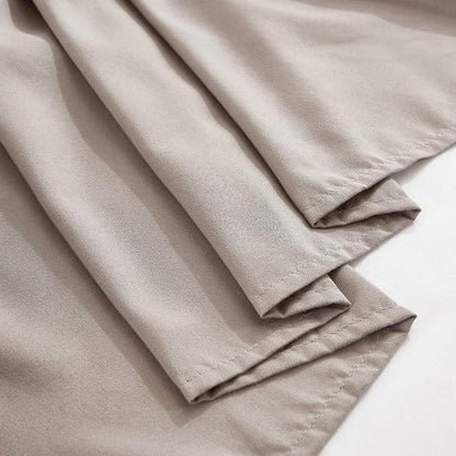MEILA Wrap Around Bed Skirt Three Fabric Sides Elastic Dust Ruffled 16 Inch - Image 6