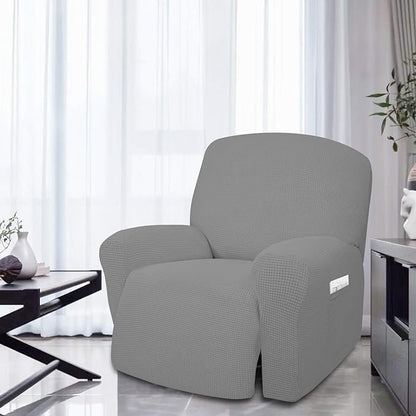 Easy-Going 4 Pieces Oversized Recliner Stretch Sofa Slipcover Sofa Cover - Image 2