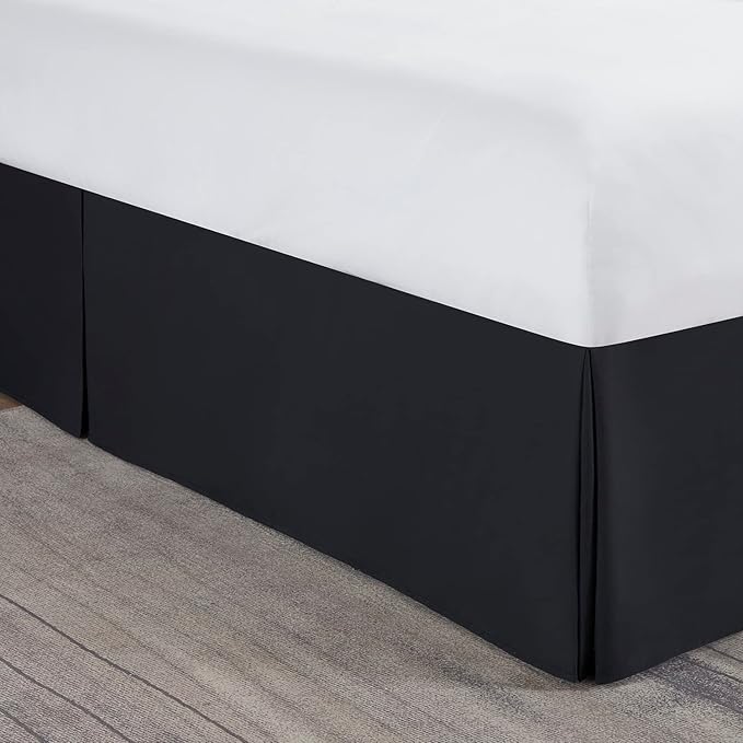 Nestl Black Full Bed Skirt - Image 8