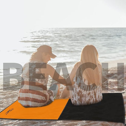 Frelaxy Pocket Picnic Blanket, Waterproof Sandproof Beach Mat, Compact Camping - Image 6