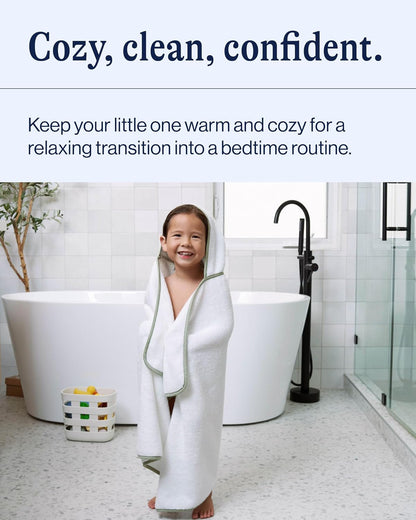 lalo hooded towel and washcloth set, 100% organic, package contents
