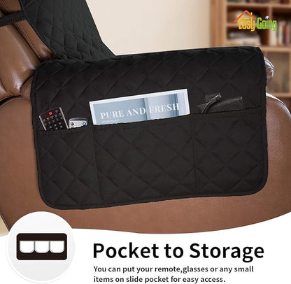 Easy-Going Oversized Recliner Cover Reversible Couch Cover Sofa Cover - Image 3