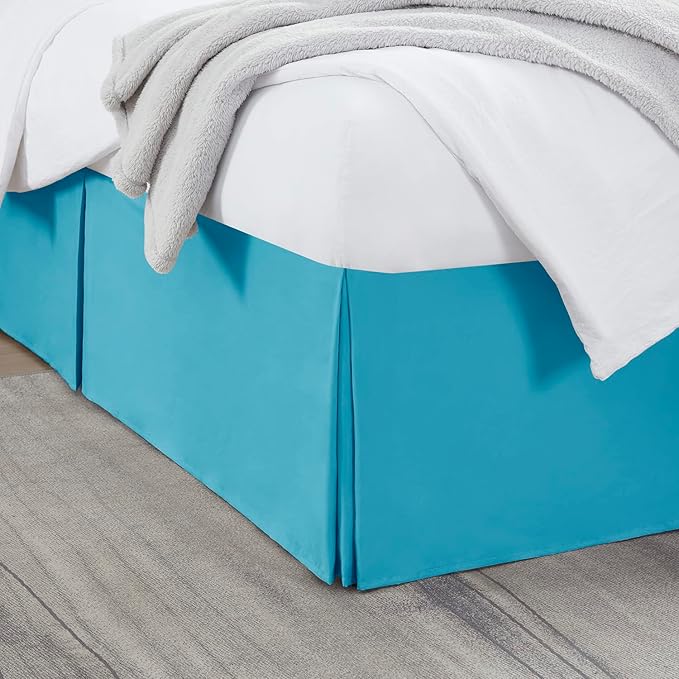 Nestl Beach Blue Twin XL Bed Skirt by Nestl