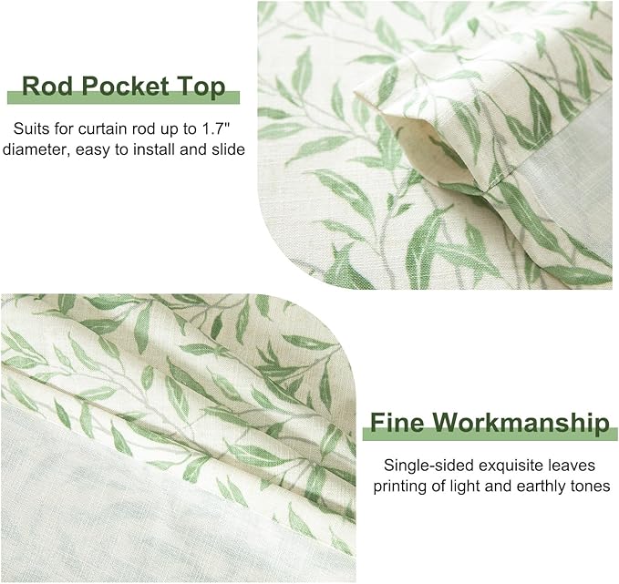 Leeva Farmhouse Elegant Window Valance - Image 3