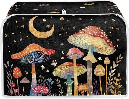 ZFRXIGN Mushroom Toaster Covers 2 Slice Toaster Dust Cover Moon Night Toaster by ZFRXIGN