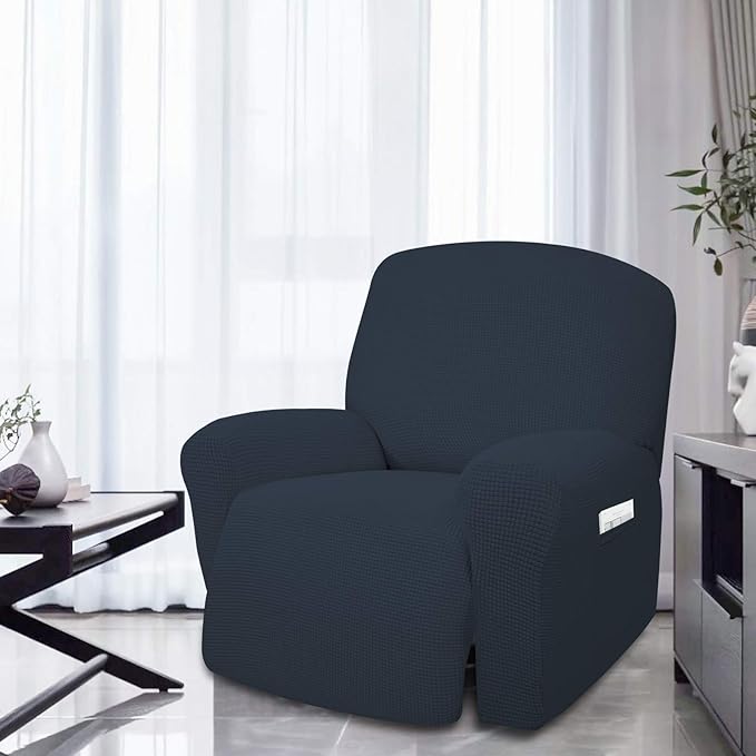 Easy-Going 4 Pieces Oversized Recliner Stretch Sofa Slipcover Sofa Cover - Image 2