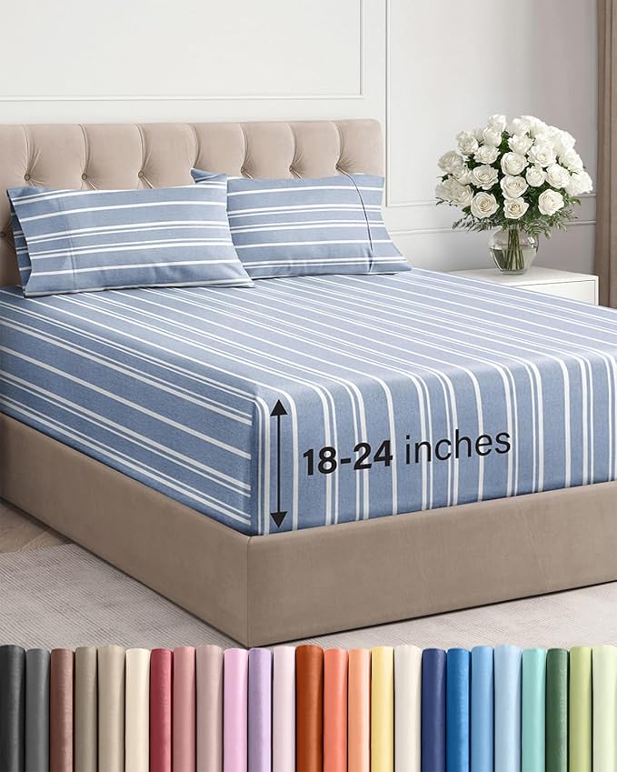 Extra Deep Pocket Cal King Sheets by CGKUnlimited
