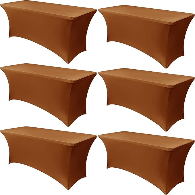 Obstal 6 Pack Stretch Spandex Table Covers by Obstal