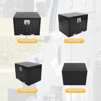 24 inch underbody truck tool box aluminum storage, package contents