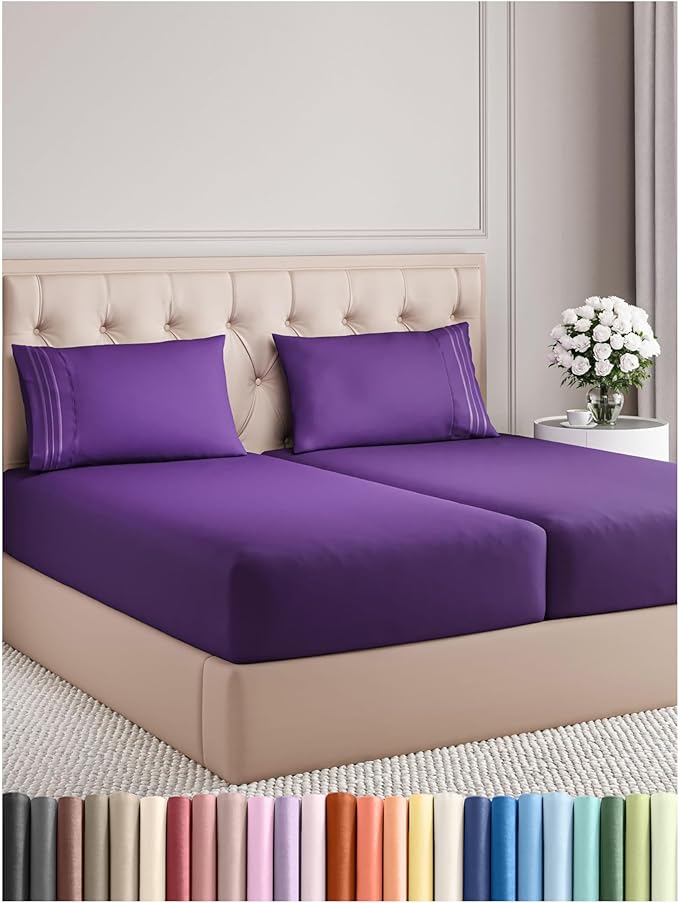 Split King Size 5 Piece Sheet Set by CGKUnlimited