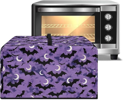 Microwave Oven Cover, Halloween Bat Heat-Resistant Waterproof Toaster Oven Dust - Image 2