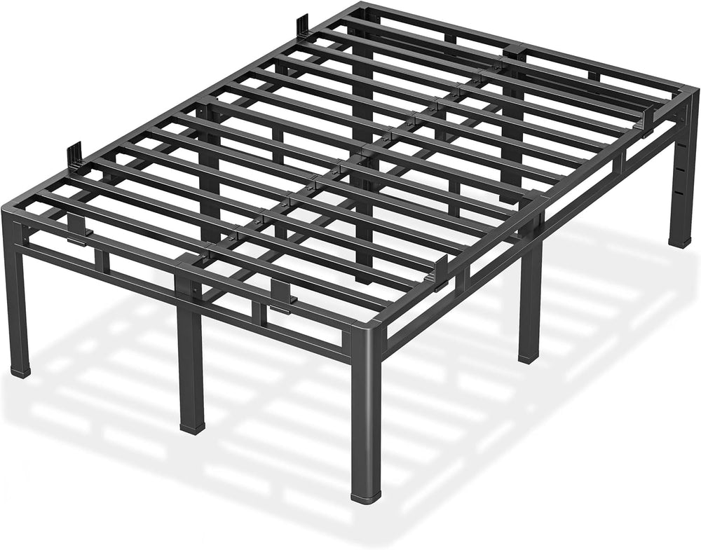 ROIL 20 Inch Queen Bed Frame Double Layer 2 in 1 Platform with Round Corner
