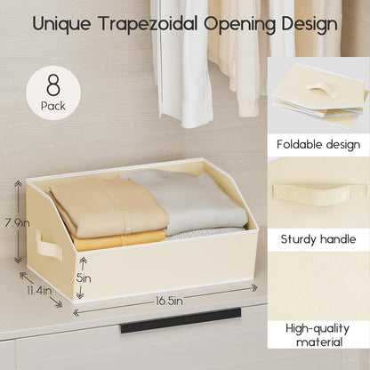 homsorout large closet organizers and storage bins shown in use