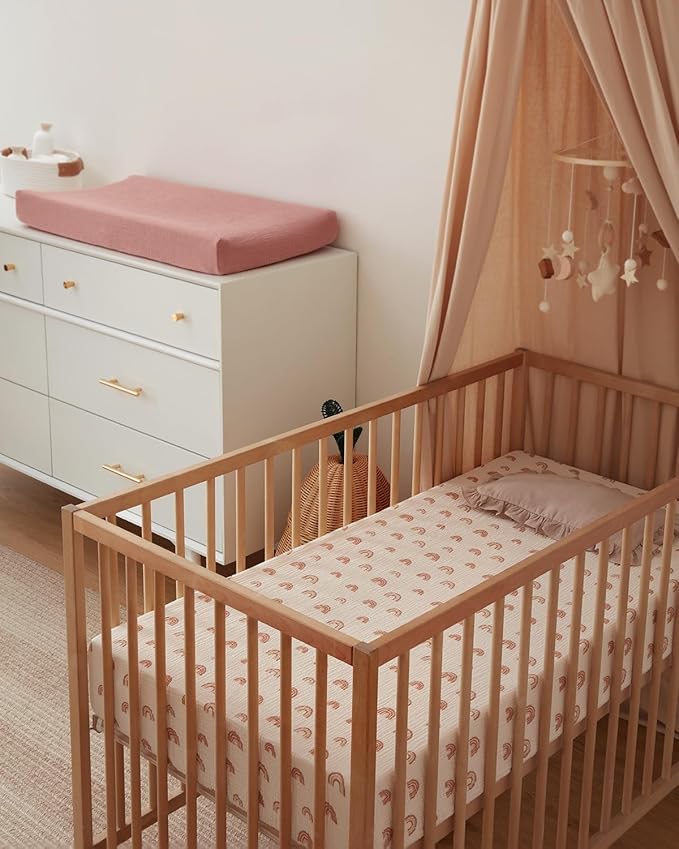 Blissful Diary Muslin Crib Sheets - Image 6