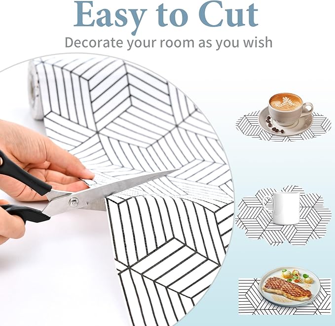 Shelf Liners for Kitchen Cabinets 17in x 20FT, Non Adhesive Cabinet Liner - Image 7