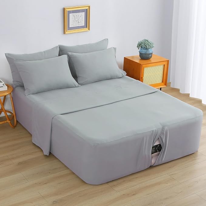 Air Mattress Sheet Set for 16-24 Inch Air Beds Full Size, Deep Pocket Fitted by Antranfour