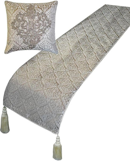 The HomeCentric Gray Bed Runner by TheHomeCentric