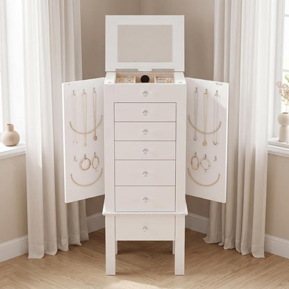 hives and honey kimberly jewelry armoire with mirror, package contents