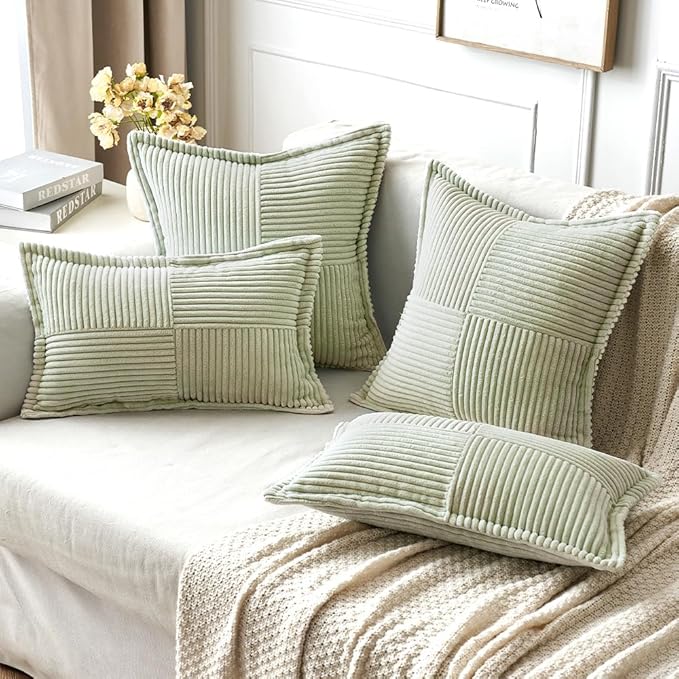 MIULEE Decorative Lumbar Throw Pillow Covers - Image 4