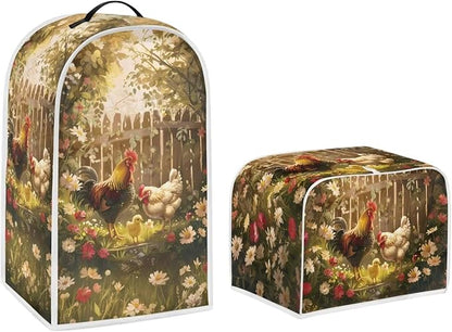 Chicken Toaster and Blender Cover Set Flower Washable Kitchen Small Appliance by Pointodoor