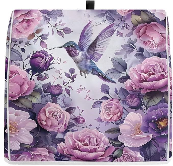 Hummingbird Stand Mixer Cover 4.5-5 Quart Floral Print Kitchen Appliance Covers - Image 7