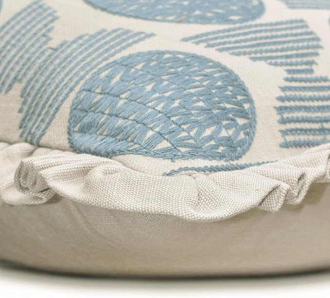 The HomeCentric King/Queen/Twin Blue Decorative Bed Runner King 90"x18" Bed - Image 8
