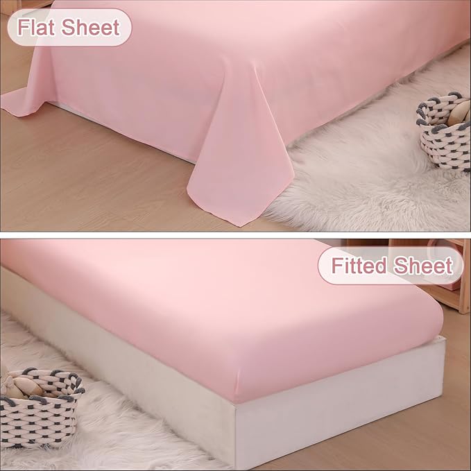 Wowelife Pink Toddler Bedding Set - Image 3