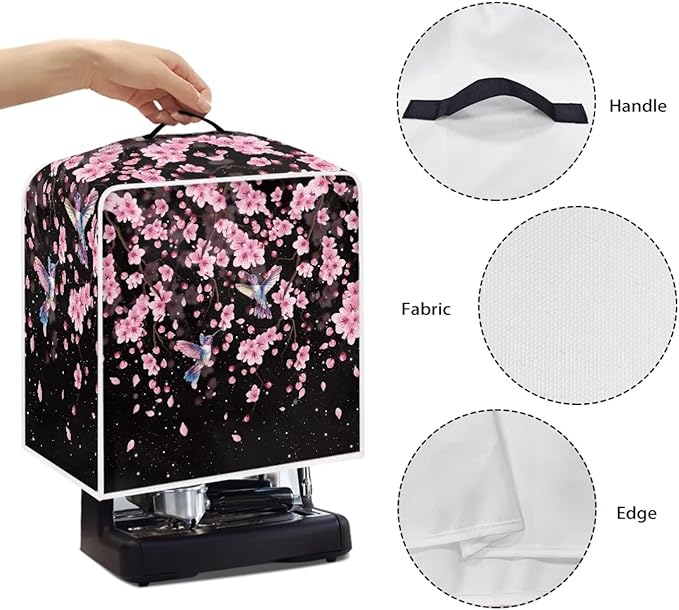 Coffee Maker Cover Hummingbird Cherry Blossom Coffee Maker Cover - Image 5