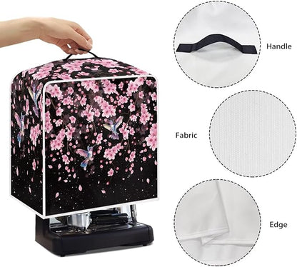 Coffee Maker Cover Hummingbird Cherry Blossom Coffee Maker Cover - Image 5