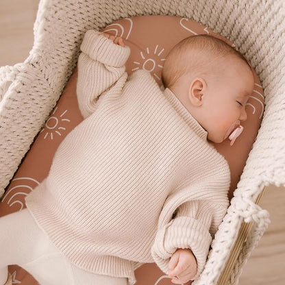 Yoofoss Bassinet Sheets for Baby, Baby Delight, Angelbliss, Soft Breathable - Image 4