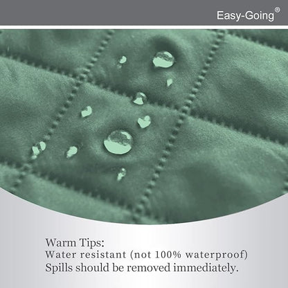 Easy-Going Recliner Chair Slipcover Reversible Sofa Cover Water Resistant Couch - Image 4