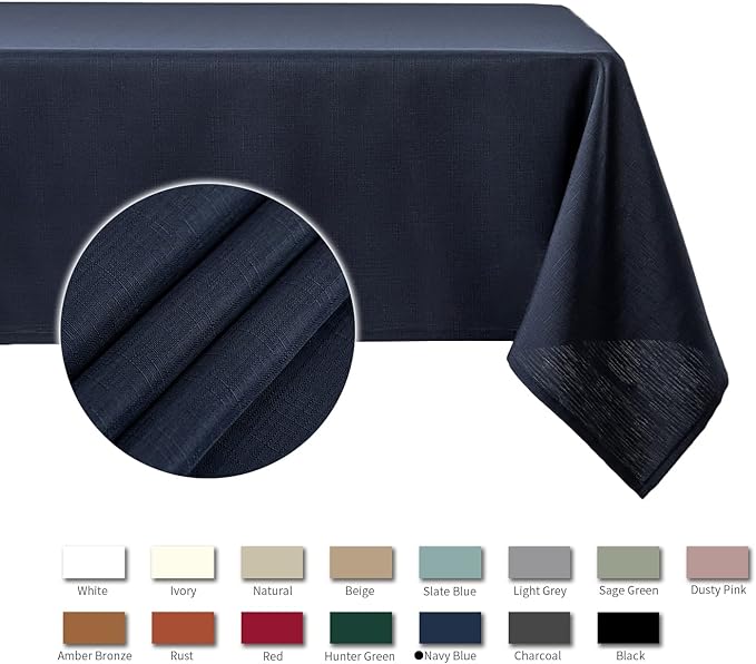 maxmill Tablecloth Stain Resistant Waterproof Wrinkle Resistant Spillproof - Image 4