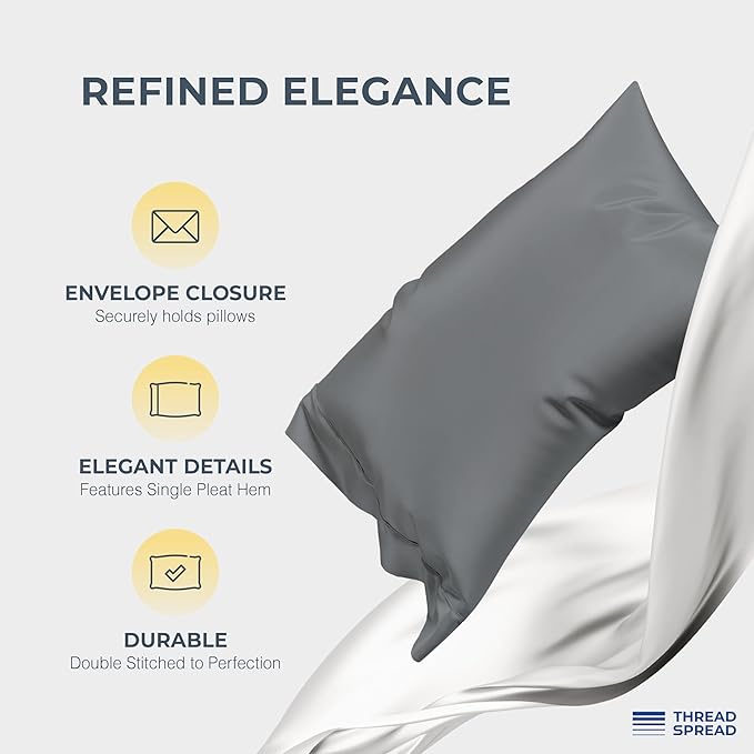 THREAD SPREAD 100% Egyptian Cotton Sheets Bed Set - Image 4