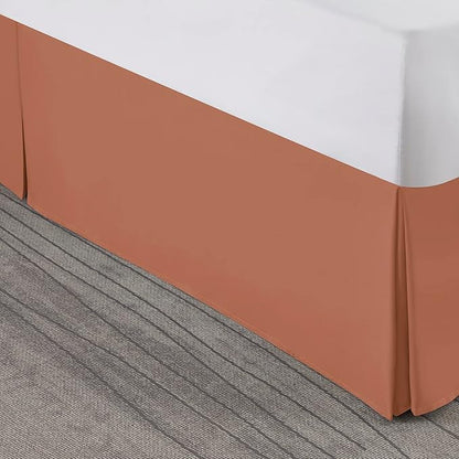 Nestl Rust Bed Skirt Cal King Size - Image 8